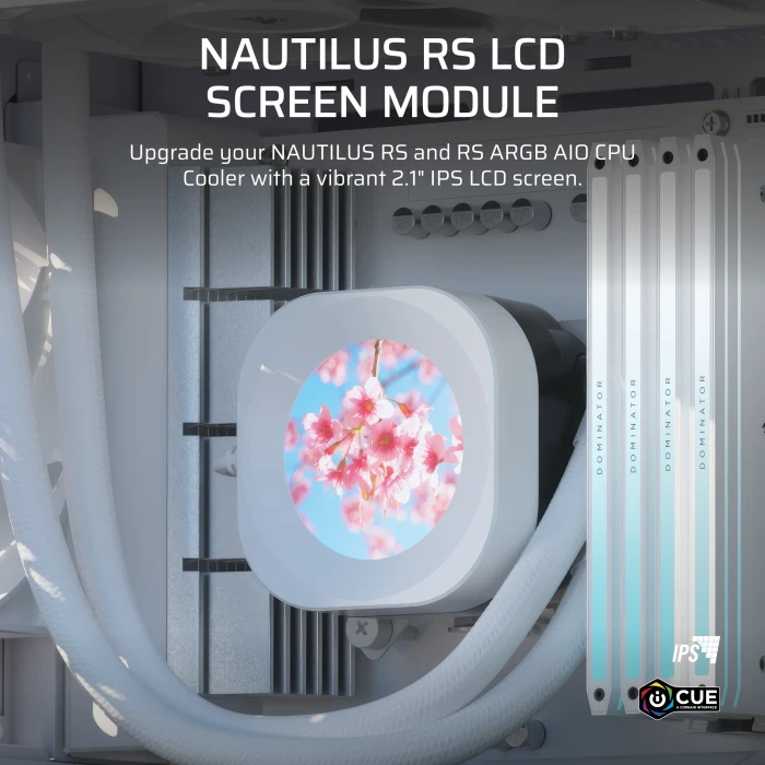 Corsair NAUTILUS RS LCD Screen Module, weiß