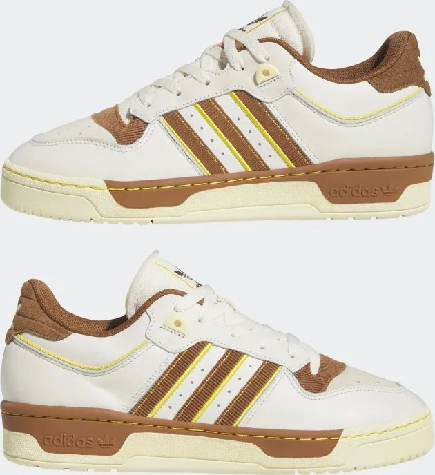 adidas Rivalry Low 86 chalk white/wild brown/hazy yellow