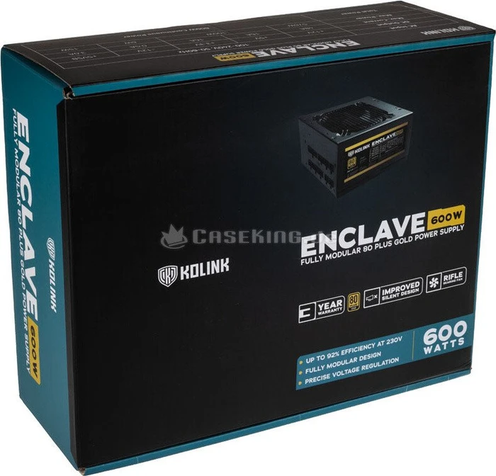 Kolink Enclave 600W, ATX 2.31