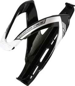 Elite Custom Race Plus Flaschenhalter black glossy white