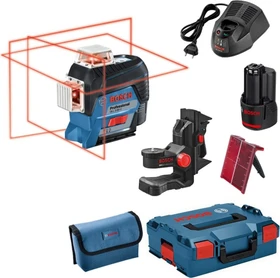 Bosch Professional GLL 3-80 C Akku-/Batterie-Linienlaser inkl. L-Boxx + Akku 2.0Ah