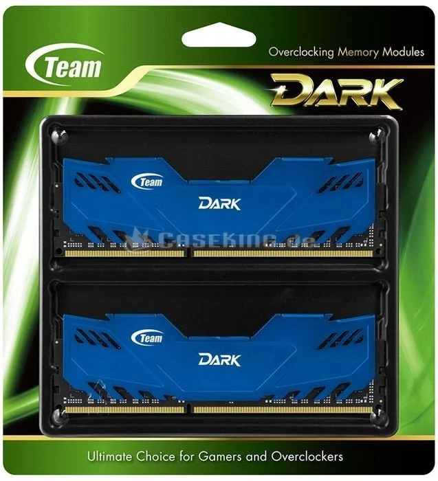 TeamGroup Dark blau UDIMM 8GB Kit, DDR3-2400, CL11-13-13-35