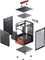 Jonsbo T6 Black, schwarz/braun, Glasfenster, Mini-ITX Vorschaubild