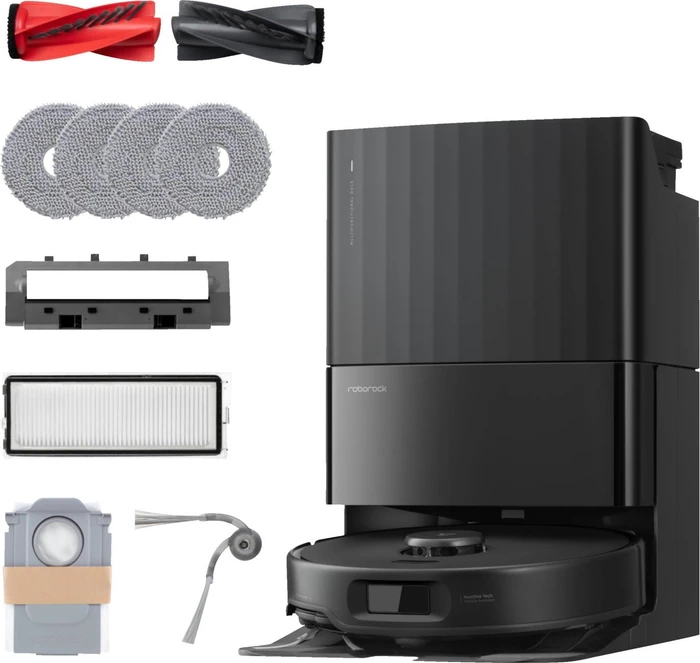 Roborock Qrevo Edge 5V1 Saug-/Wischroboter schwarz inkl. Absaug-/Reinigungsstation