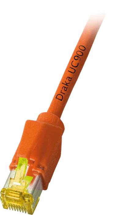 EFB Elektronik TM31 UC900 Patchkabel, Cat7/Cat6a, S/FTP, RJ-45/RJ-45, 5m, orange