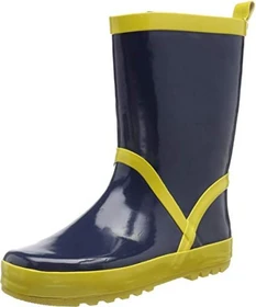 Playshoes Gummistiefel Uni marine/gelb (Junior)