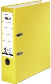Falken Recycolor Ordner 2-Ring, 80mm, A4, gelb