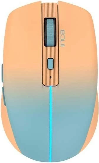 Inca IWM-511RT Wireless Mouse orange/blau, USB/Bluetooth