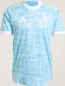adidas Juventus Turin Authentic 2025/2026 Auswärtstrikot ash blue (Herren)