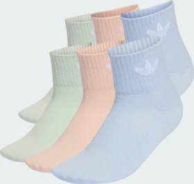 adidas Mid Ankle Socken blush pink/linen green/crystal sky, 6 Paare