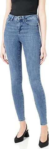 ONLY Skinny Mid Power Jeans light blue denim (Damen)