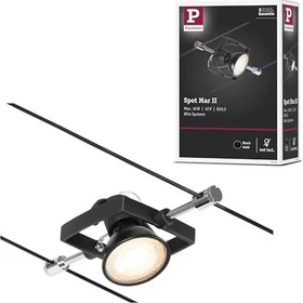 Paulmann CorDuo Mac II Seilsystem Spot GU5.3 schwarz matt, 1 Stück