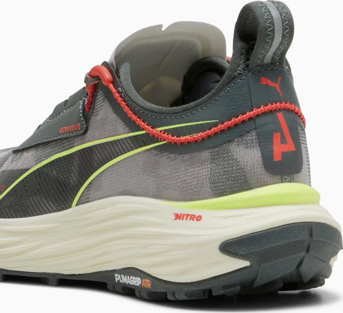 Puma Voyage Nitro 3 mineral gray/active red/lime pow (Damen)