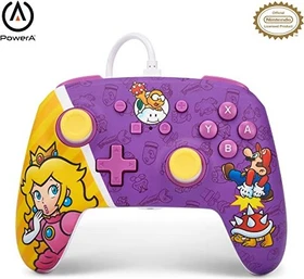 PowerA Enhanced Wired Controller Princess Peach Battle (Switch)