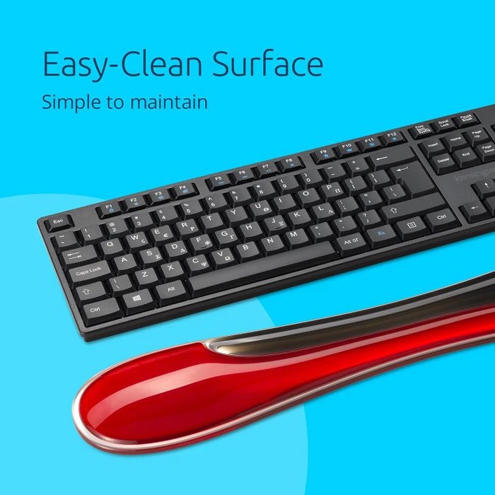 Kensington Slim Duo Gel, Handballenauflage (Tastatur), rot/schwarz