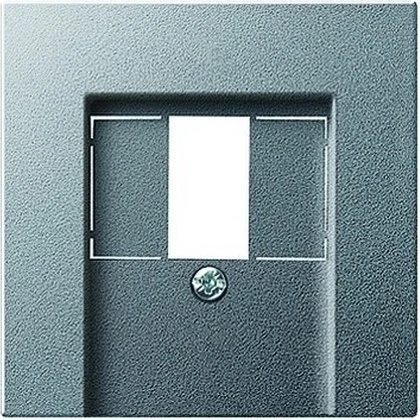 Gira Abdeckung für TAE und USB ohne Beschriftungsfeld, alu