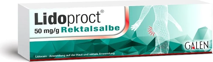 Lidoproct 50 mg/g Rektalsalbe, 25g