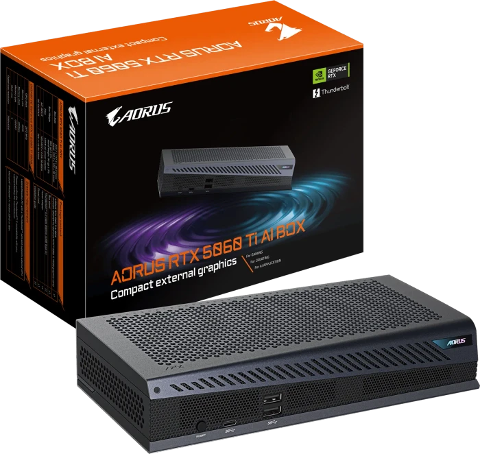 GIGABYTE AORUS RTX 5060 Ti AI BOX, GeForce RTX 5060 Ti