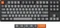Keychron K8 Max, TKL, schwarz/grau, LEDs weiß, Keychron Super RED, USB/Bluetooth, US Vorschaubild