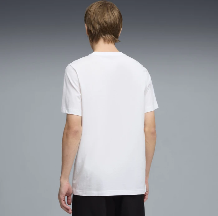 Puma Essentials 2 Colour No. 1 Logo T-Shirt kurzarm puma white/red (Herren)