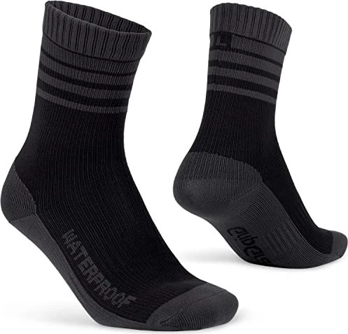 GripGrab Merino-Lined Waterproof Winter Socken schwarz