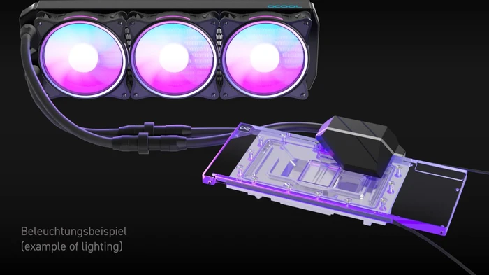 Alphacool Eiswolf 2 AiO 360mm AMD Radeon RX 7900XTX/XT Nitro mit Backplate