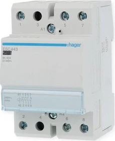 Hager Installationsschütz 40A 3 Schließer und 1 Öffner 230V