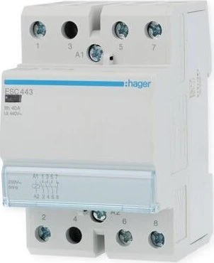 Hager Installationsschütz 40A 3 Schließer und 1 Öffner 230V
