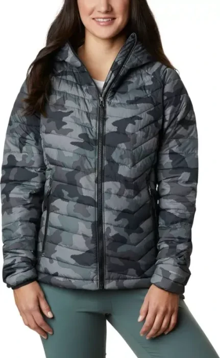 Columbia Powder Lite Hooded Jacke black traditional (Damen)