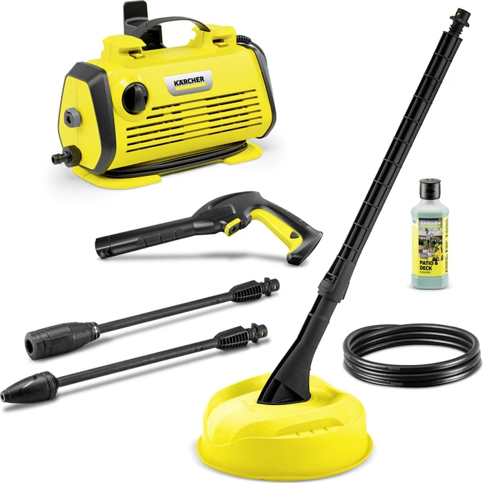 Kärcher K3 Horizontal Plus Home Elektro-Hochdruckreiniger inkl. Terrassenreiniger T1