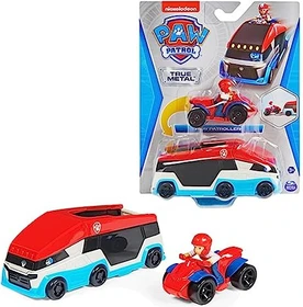 Spin Master Paw Patrol - True Metal Team 2er Set Paw Patroller Teamfahrzeug und Quad