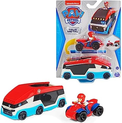 Spin Master Paw Patrol - True Metal Team 2er Set Paw Patroller Teamfahrzeug und Quad