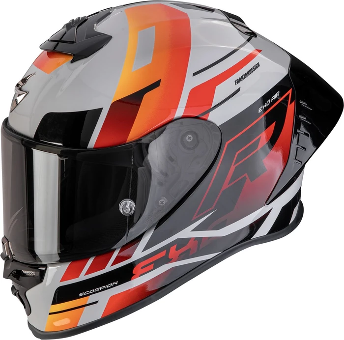 Scorpion EXO-R1 Evo II Air Adrenaline grau/rot/orange