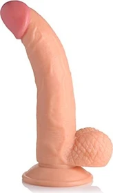 XR Brands POP Dildo with Balls 19cm hautfarbe/hell