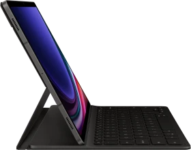 Samsung EF-DX810 Book Cover Keyboard Slim für Galaxy Tab S9+ / S9 FE+ / S10+, schwarz, DE