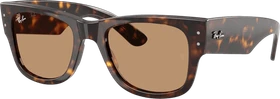 Ray-Ban RB0840S Mega Wayfarer Summer Capsule polished havana/brown