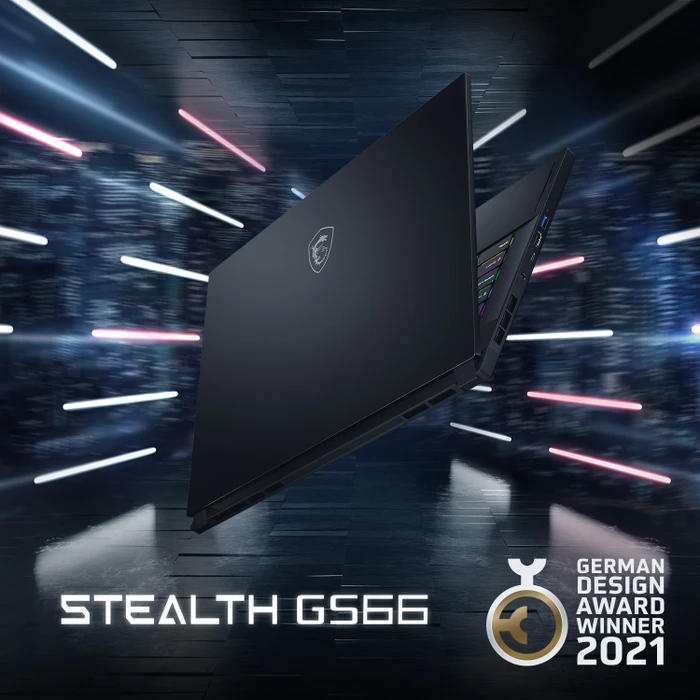 MSI Stealth GS66 12UGS-001, Core Black, Core i7-12700H, 32GB RAM, 1TB SSD, GeForce RTX 3070 Ti, DE