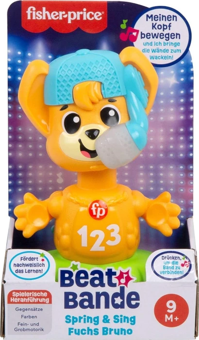 Mattel Fisher-Price Beat Bande Spring & Sing Fuchs Bruno
