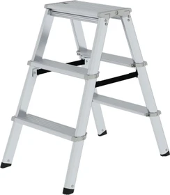 Günzburger Steigtechnik Alu 2-tlg. Stehleiter, 2x 3 Stufen