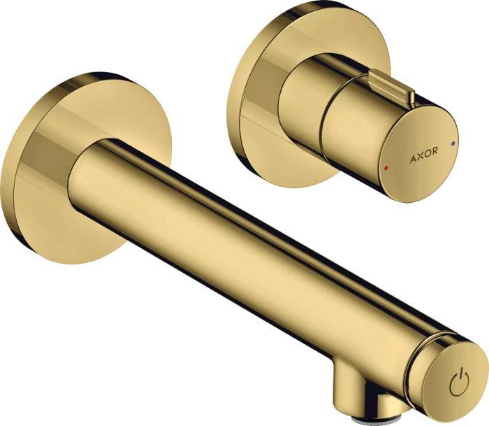 Hansgrohe Axor Uno Unterputz für Wandmontage Select mit Auslauf 158mm polished goldoptik