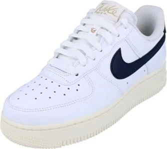 Nike Air Force 1 07 FlyEase white/pale ivory/metallic gold/obsidian (Damen)