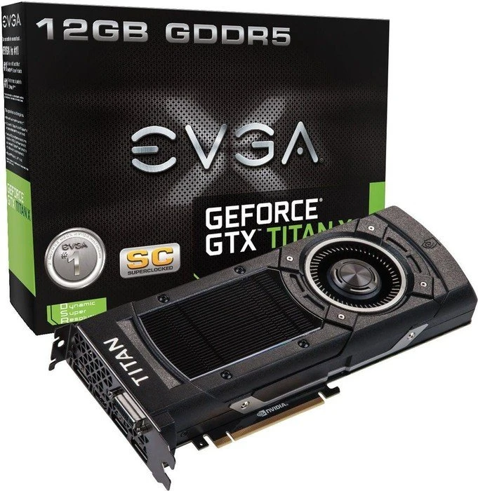 EVGA GeForce GTX Titan X SuperClocked, 12GB GDDR5, DVI, HDMI, 3x DP