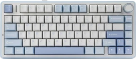 Epomaker x Aula F75, Sea Salt Blue, LEDs RGB, hot-swap, LEOBOG Reaper, USB/Bluetooth, US