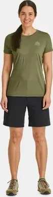 Ortovox 120 Cool Tec Mountain Stripe Funktionsshirt kurzarm wild herbs (Damen)