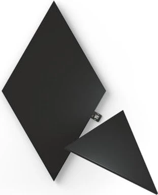 nanoleaf Shapes Ultra Black Triangles Smart Lighting LED Panel Erweiterungspack 1.5W, 3 Stück