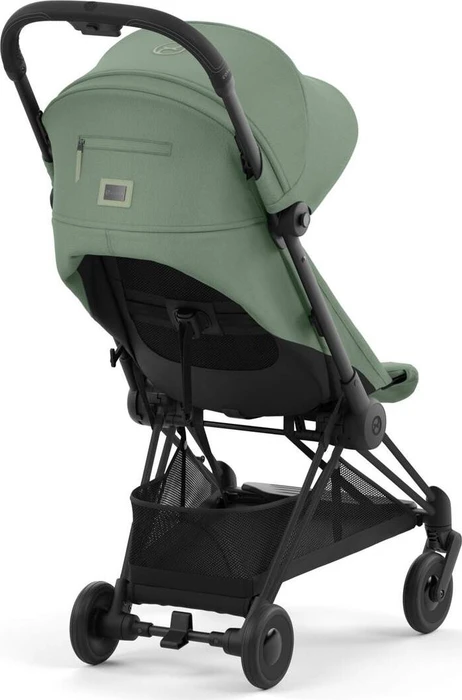 Cybex Coya Matte Black Frame leaf green