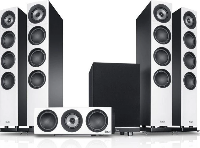 Teufel Definion 3 Surround Power Edition 5.1 Set weiß/schwarz