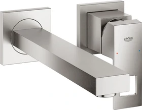 Grohe Eurocube 2-Loch-Waschtischbatterie supersteel