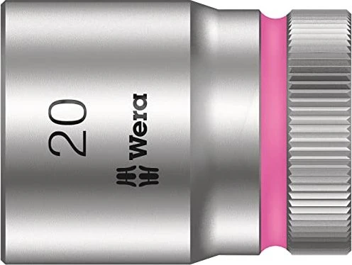 Wera 8790 HMC Zyklop Außensechskant Steckschlüssel 1/2", 20x37mm