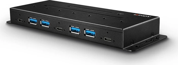 Lindy USB-Hub, 4x USB-A 3.1, 3x USB-C 3.1, USB-C 3.1 [Buchse]